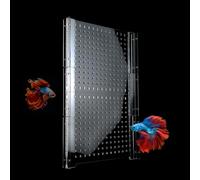 Acrylic Fish Tank Divide75/125Gallon Tank Divider,Adjustment Clear Fish Tank Separator Set with Suction Cups (75/125Gallon)