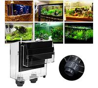Acrylic Fish Tank Overflow Box, High-grade Material, Durable, with Self-start Siphon Com, Movable Cover, Fish Tank Guide Protect Comb, 5000L/H