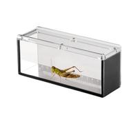 Acrylic Fish Viewing Box, Clear Isolation Breeder Tank with Scale, Aquatic Observation Container for Crabs, Snails, Spiders, Small Aquariums, 6.5 x 2.76 x 1.97 inches