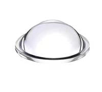 Acrylic Flat Convex Condenser Lens for Zoom Flashlight and Bike Head Lamp - 10mm to 38mm(18mmx8.4mm)
