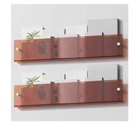 Acrylic Floating Brochure Holder, Wall Mounted Magazine Rack for Home Office, Waiting Room, Reception Area, Lounge, Beauty Salon, Clear Literature Display Stand
