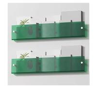 Acrylic Floating Brochure Holder, Wall Mounted Magazine Rack for Waiting Room, Reception Area, Lounge, Beauty Salon