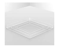 Acrylic Floating Photo Props Shooting Tray, Clear Shallow Water Tank, Display Showcase, Portable Food Cosmetic Storage Box Height5cm/1.9In(25x10cm(9.8x3.9in))