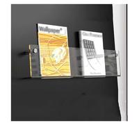 Acrylic Floating Shelves for Wall - Invisible 5mm Thick Wall-Mounted Shelves for Bathroom Living Room Bedroom - Modern Display Stand Space-Saving Home Decor