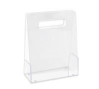 Acrylic Flower Basket, Acrylic Transparent Flower Box, Reusable Shopping Bag | Wedding Rose Wrapping Party Box For Celebrations, Handheld Clear Packaging For Valentine Birthday Favor, Elegant Display