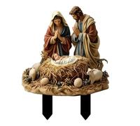 Acrylic Flowerpot Stakes Mother's Day Scene Garden Stakes Outdoor and Courtyard Decorations Clues Ornament (A, A)