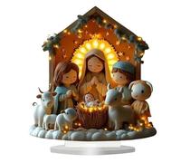 Acrylic Flowerpot Stakes Mother's Day Scene Garden Stakes Outdoor and Courtyard Decorations Random Ornament Assortment (A, A)