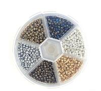 Acrylic Fly Tying Head Beads for Fishing, Binding Tool Materials in Various Sizes, Box Dimensions 8x8x2cm (color 3mm)