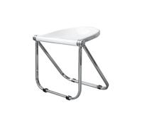 Acrylic Folding Chair - Armless and Lightweight for Home, Office, and Outdoor Use