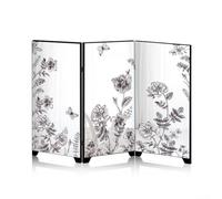 Acrylic Folding Screen Mirror Featuring Traditional Chinese Aesthetic for Surface Display and Compact Space Decoration (C)