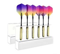 Acrylic For Dart Holder Set Built for Wall Installation Stores For 12 For Darts Supports Both Steel Tip and Soft Tip For Dart Types (0293-2)
