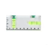 Acrylic for mini Level Ruler 75mm Magnetic Precision Magnetic Acrylic Level Tool 95mm 3-Vial Clear Household for mini Level 102mm for Iron Surfaces Transparent Acrylic Ruler Level 75x25mm (95*40*14MM)