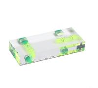 Acrylic for mini Level Ruler 75mm Magnetic Precision Magnetic Acrylic Level Tool 95mm Clear Bubble Household for mini for spirit Level 102mm Multi-Angle Transparent Acrylic Level 75x25mm (95*40*14MM)
