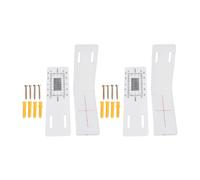 Acrylic Fracture Expansion Gauge 4-Pack L-Shaped Corner Measure Tool for Home & Professional Wall Inspection Record