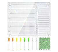 Acrylic Fridge Calendar Daily Meal Planner Whiteboard