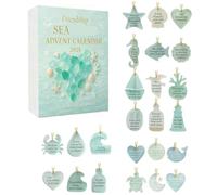 Acrylic Friendship Christmas Tree Advent Calendar, 2D Acrylic Tree 24 Days Christmas Ornament Calendar, Trees Countdown Xmas