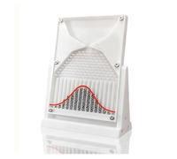 Acrylic Galton Board with Normal Distribution Curve, Probability and Statistics Demonstration Model for Physics Lab Education, 12x18 cm