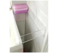 Acrylic gap filler baffle, L-Shaped Transparent Countertop Extender Board for Kitchen, Bathroom, Washing Machine(25x4x6cm)