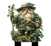 Acrylic Garden Stake Decor, Weather-Resistant Fairy Garden Stakes Flat Decor, Fairytale Upgrade Tree Man Statue Ornaments, Sturdy Outdoor Accessories For Pot Plants Yard Lawn Patio