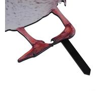 Acrylic Garden Stake in Duck Shape, Double Sided Yard Decoration with Pointed Tip for Easy Ground Placement and Long Lasting Outdoor Use (C)