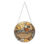 Acrylic Ghost Ornament For Window, Flat Acrylic Window Decorations Ghost Ornament, Refined And Versatile Pendant Decoration For Home | For Hotel Bedroom And Living Room