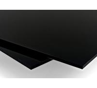 Acrylic Glass Black 3 mm A3, Acrylic Sheet, Plastic Plate 3 mm, Acrylic Black Acrylic Glass Plate with Glossy Surface (Pack of 2, 29.7 x 42 cm)