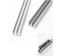 Acrylic Glass Rail Sliding Door Set, Durable Aluminum Alloy Construction, Smooth Operation for Easy Access