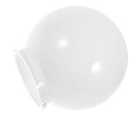 Acrylic Globe Lamp Shade White 95mm Hole, Break Resistant Cover | Modern Style, Reduce Glare, Pendant Lights and Outdoor Spherical Lamps, Patio and Yard Stake Use