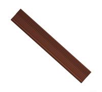 Acrylic Glue Attached Door Seal Strip Ensures Strong Hold Against Elements 100 cm Length, Easy Cut (Brown)