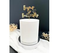 Acrylic Gold Bump to Butterfly cake topper,Birthday Cake Topper for Butterfly Birthday Decoration,Baby Shower,Garden Party Decorations Supplies