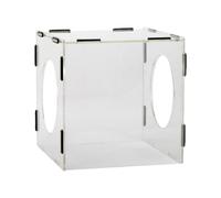 Acrylic Grinding Dust Case - Clear Polishing Box with Lid, Dustproof Transparent Workbench Shield, Compact Collection Case for Carving, Sanding, Etching