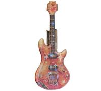Acrylic Guitar Pattern Hair Pin Durability Hair Clip Lovely Styles Hair Clip For Daily Wear