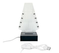 Acrylic Guitar Pick Display 3 Color Light Up Guitar Pick Stand Electric Guitar Pick Holder With Base For Picks Storage