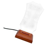 Acrylic Guitar Pick Display 7 Colors Light Up Guitar Pick Stand Electric Guitar Pick Holder With Base For Picks Storage