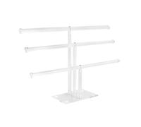 Acrylic Hair Clip Holder Clear Hair Tie Accessory Stand Women and Girls Jewelry Display Rack