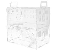 Acrylic Hamster Cage with Breathable Design for Small Pets