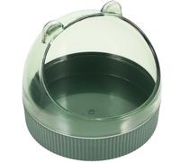 Acrylic Hamster Food Bowl Hanging for Small Animals | Green Smooth Surface, Easy to Install and Detach, Tabletop or Cage Use, for Mouse Keepers
