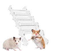 Acrylic Hamster Ramp: Shape a Modern Pet Playground, Stairs to Climb Quickly and Clear, Space-Saving Design, Easy Waterproof Furniture