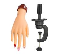 Acrylic Hand Practice - Flexible Hand for Nail Practice - Hand for Manicure Beginners Professional Hand Tools for Nail Stop Supplies
