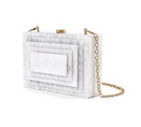 Acrylic Handbag For Women Marbling Evening Bag Elegant Lady Purse Crossbody Bags For Party Wedding Banquet And Daily Professional Women’s Purse