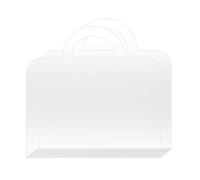 Acrylic Handheld Flower Box Gift Wrapping Bags With Handles Reusable Tote Bags For Bachelorette Bridesmaid Wedding Flower Box