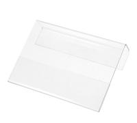 Acrylic Hanging Name Tag Holder for Desk Divider Office Display