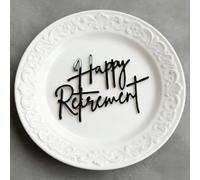 Acrylic Happy Retirement Cake Topper,Black Retired Cake Decor,Officially Retired Party Decor for Farewell Birthday Party Decorations Supplies