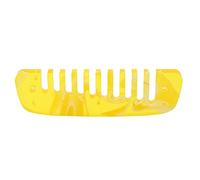 Acrylic Harmonica Comb for HOHNER Golden Melody 270D, Replacement Wind Instrument Accessory with Frosted Surface and Ergonomic Design for Secure Reed Plate Fit (Yellow)