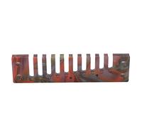 Acrylic Harmonica Comb for Marine Band Crossover/Deluxe, Replacement Wind Instrument Accessory with Ergonomic Design and Secure Shelf Fit for Comfortable Playing (Succinite)