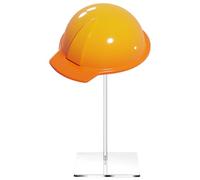 Acrylic Hat Stand - 25cm Clear Hat Display Stand, Wig Tabletop Rack, Baseball Cap Organizer, Round Acrylic Risers | Transparent Display for Hats Watches Jewelry Purses Accessories Desktop Showcase