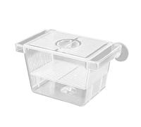 Acrylic Hatchery Incubator Tank | 8.07 Inches Fish Breeding Box | Isolation Box for Baby Fish | Acrylic Breeder Box with Scale Plate & Handles for Raising Fry Isolating Betta, Injured Fish