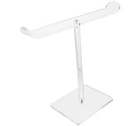 Acrylic Headband Holder Hair Accessory Organizer Wall Mounted | Single-layer Design, Lightweight Acrylic Build, for Counters and Hair Accessory Stores