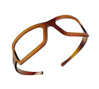 Acrylic Headbands for Women, Elastic Headbands for Girls, Glasses Frame, Non-Slip Headband, Novelty Hair Accessories, Multifunctional Headband for Dating, Photo Props, Travel
