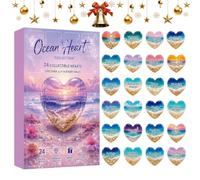 Acrylic Hearts Sea Theme 2D Acrylic Decor Souvenir